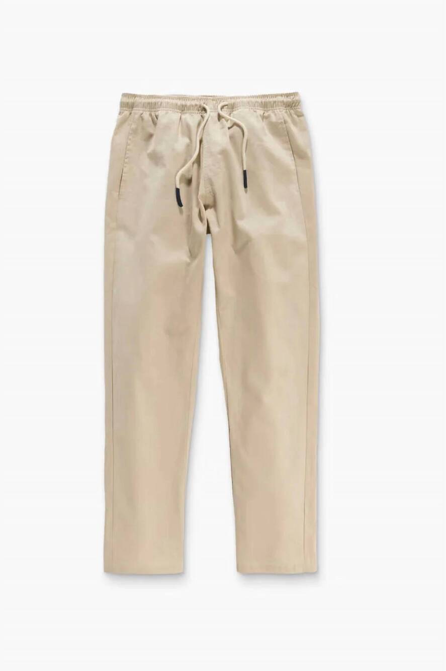 NEW OAS men's linen long pants in beige